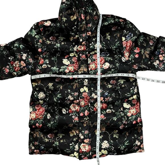 RARE NEW NWT STAUD Ace Floral Puffer Jacket Size Small - Picture 11 of 11